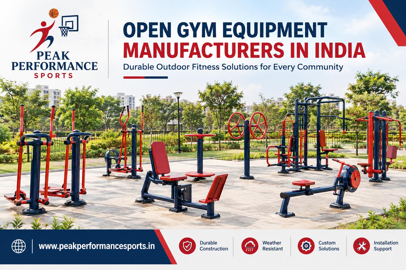 Open Gym Equipment Manufacturers in India
